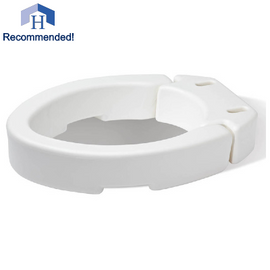 3.5" Elongated Raised Toilet Seat
