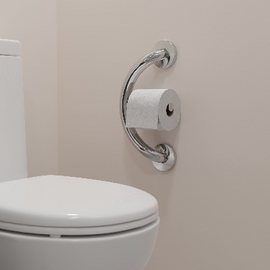 Plus Toilet Paper Holder Grab Bar