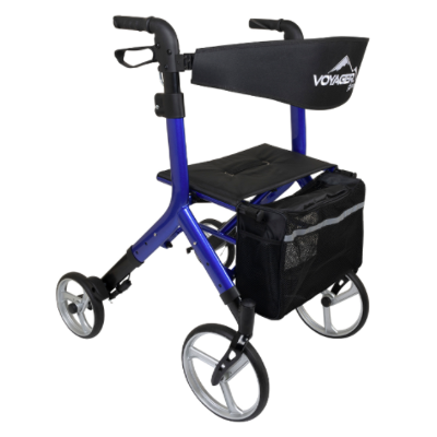 Voyager Euro-Style Rollator / 4 Wheel Walker