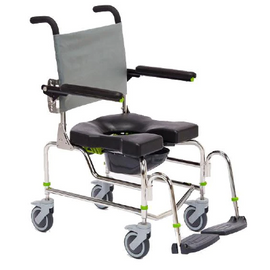 Raz-AP (Attendant Propel) Mobile Shower Commode