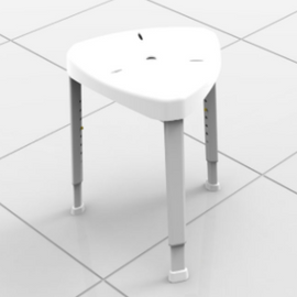 Triangle Height Adjustable Bath Stool