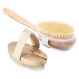 Scrub Brush with Wooden Handle