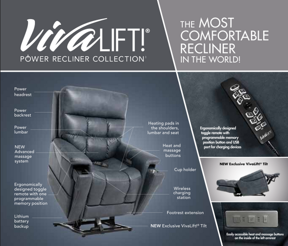 Viva top lift chairs